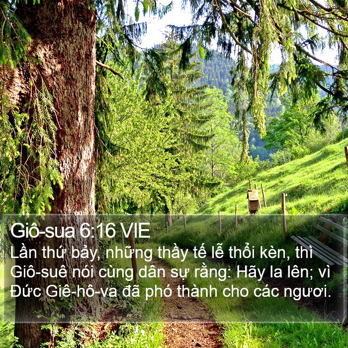 Giô-sua 6:16 VIE Bible Study