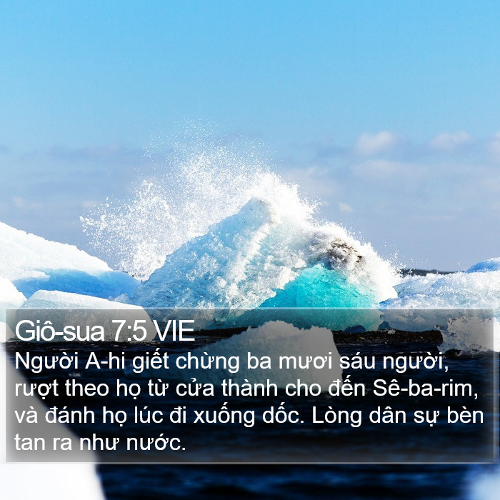 Giô-sua 7:5 VIE Bible Study