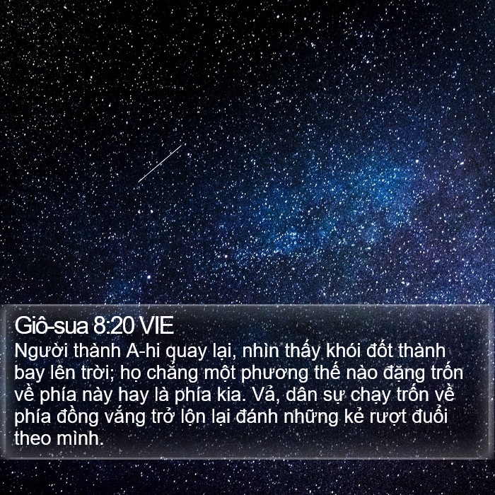 Giô-sua 8:20 VIE Bible Study