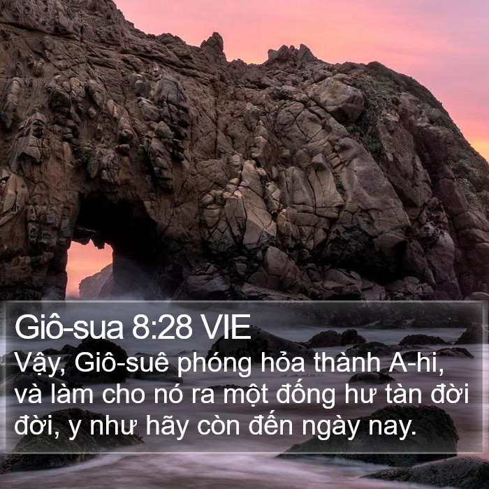 Giô-sua 8:28 VIE Bible Study