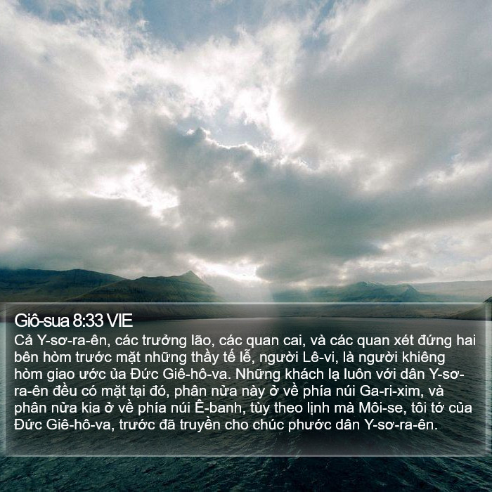 Giô-sua 8:33 VIE Bible Study