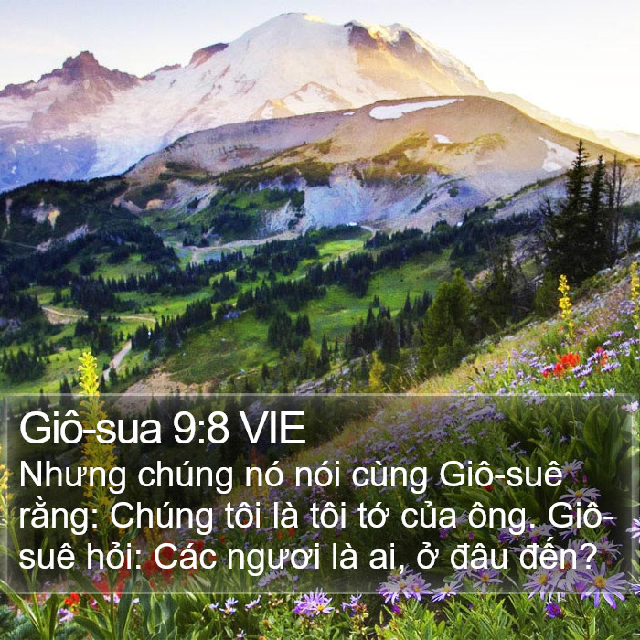 Giô-sua 9:8 VIE Bible Study