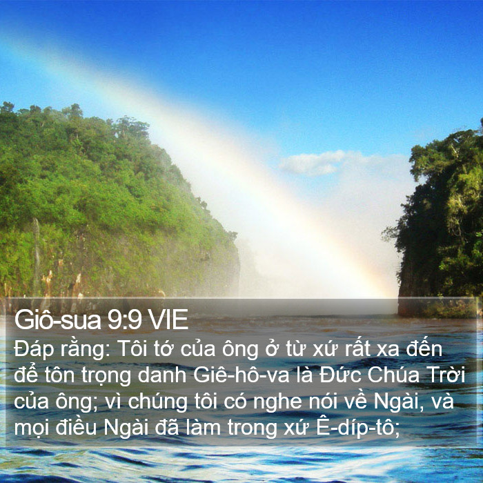 Giô-sua 9:9 VIE Bible Study