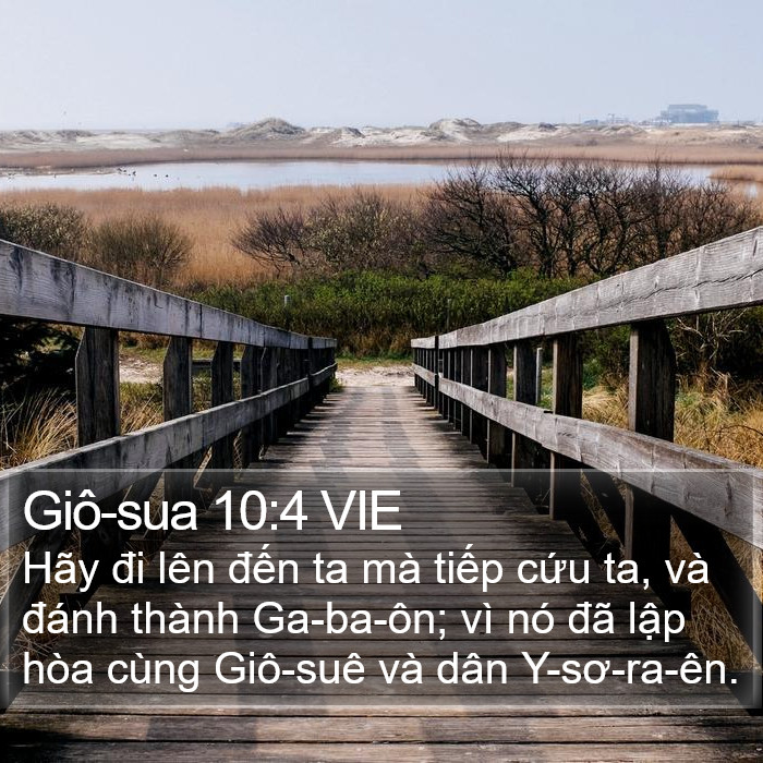 Giô-sua 10:4 VIE Bible Study