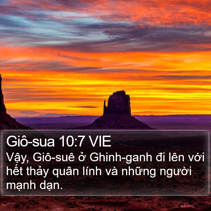 Giô-sua 10:7 VIE Bible Study