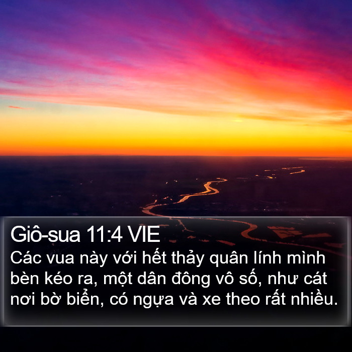 Giô-sua 11:4 VIE Bible Study