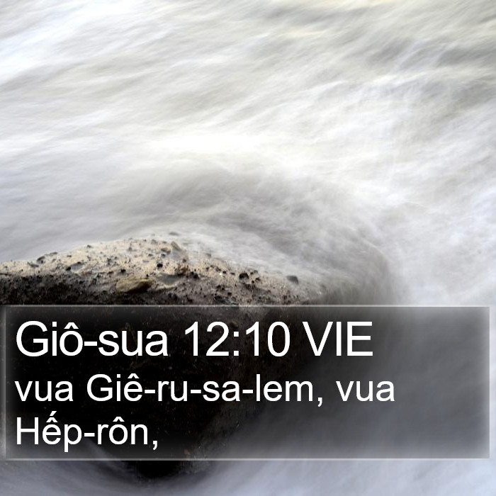 Giô-sua 12:10 VIE Bible Study