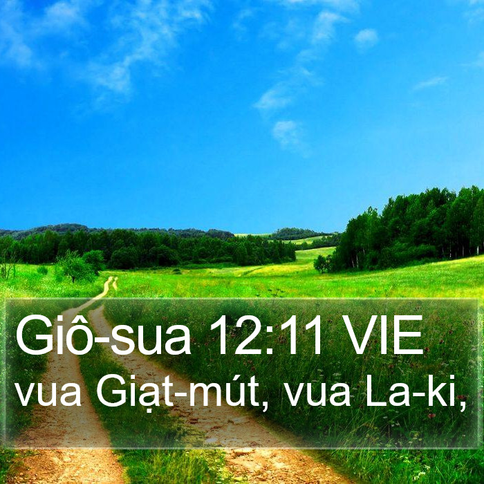 Giô-sua 12:11 VIE Bible Study