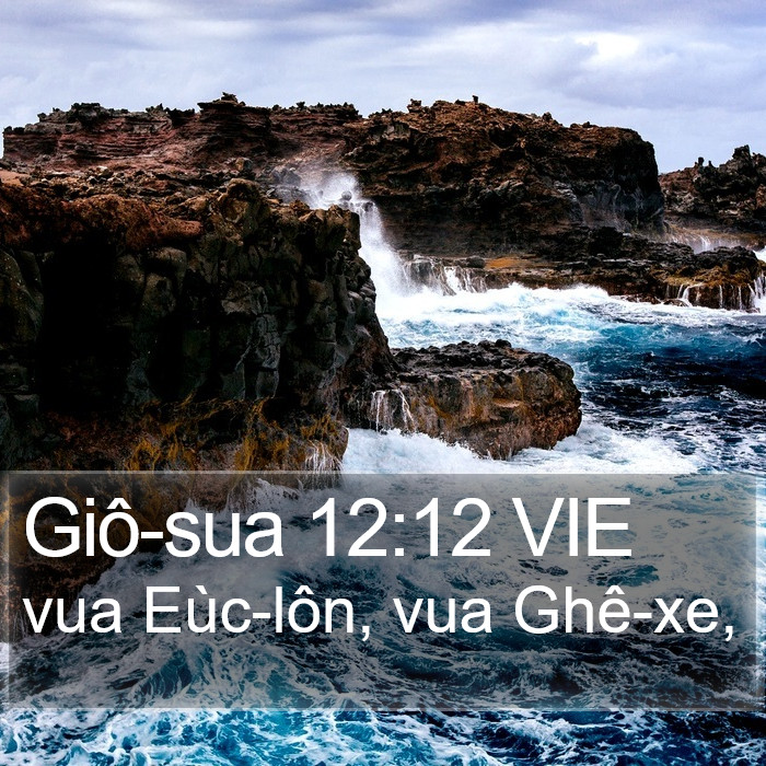 Giô-sua 12:12 VIE Bible Study