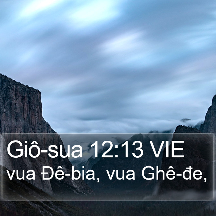 Giô-sua 12:13 VIE Bible Study