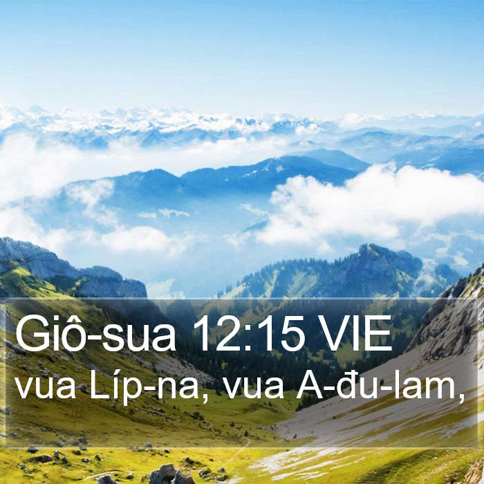 Giô-sua 12:15 VIE Bible Study