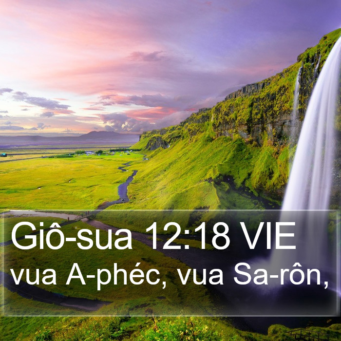 Giô-sua 12:18 VIE Bible Study