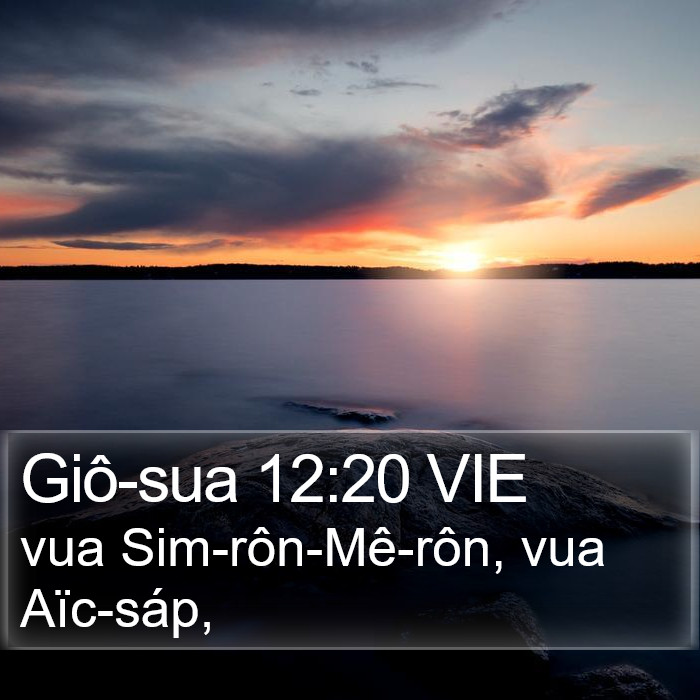 Giô-sua 12:20 VIE Bible Study