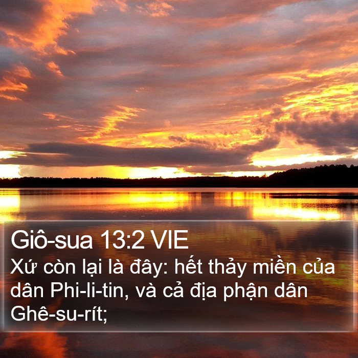 Giô-sua 13:2 VIE Bible Study