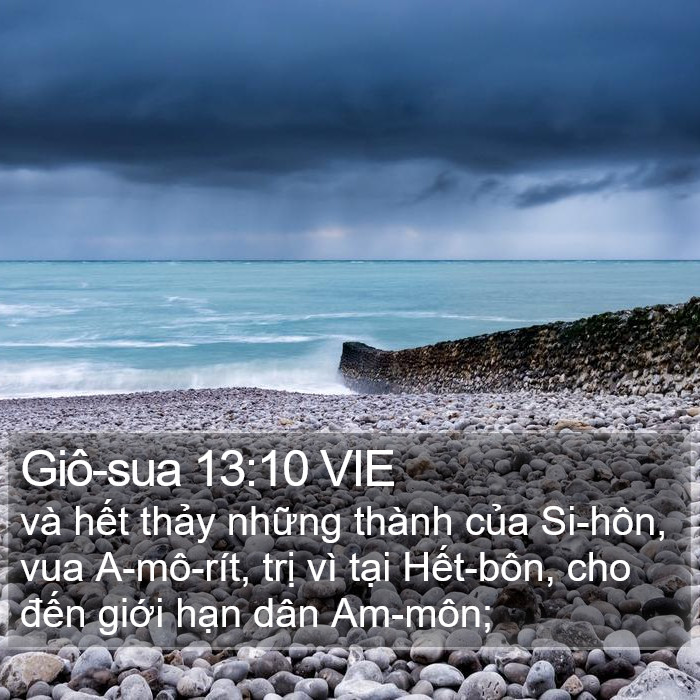 Giô-sua 13:10 VIE Bible Study