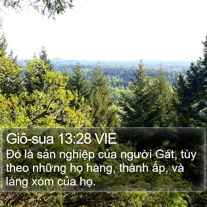 Giô-sua 13:28 VIE Bible Study