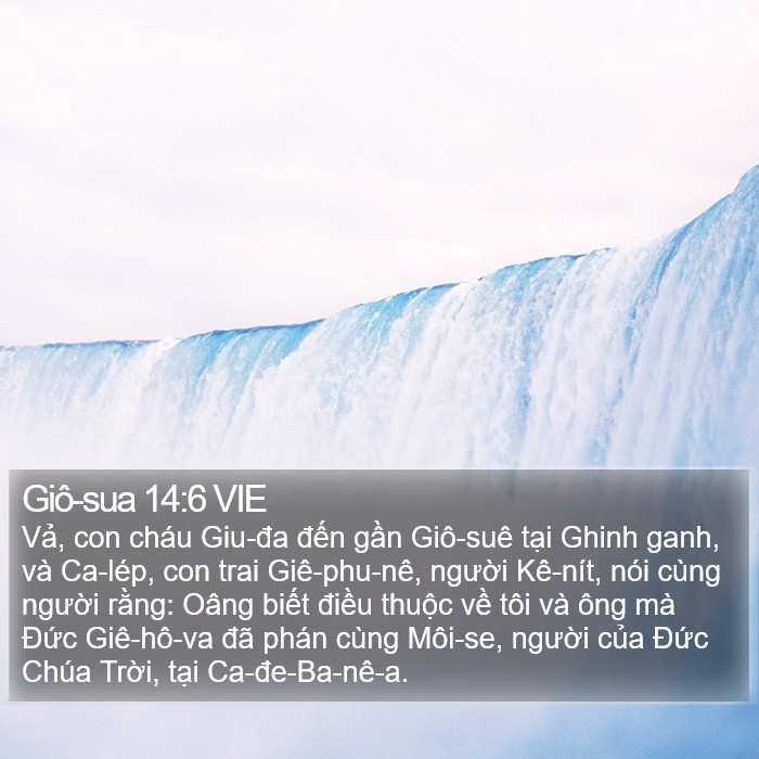 Giô-sua 14:6 VIE Bible Study