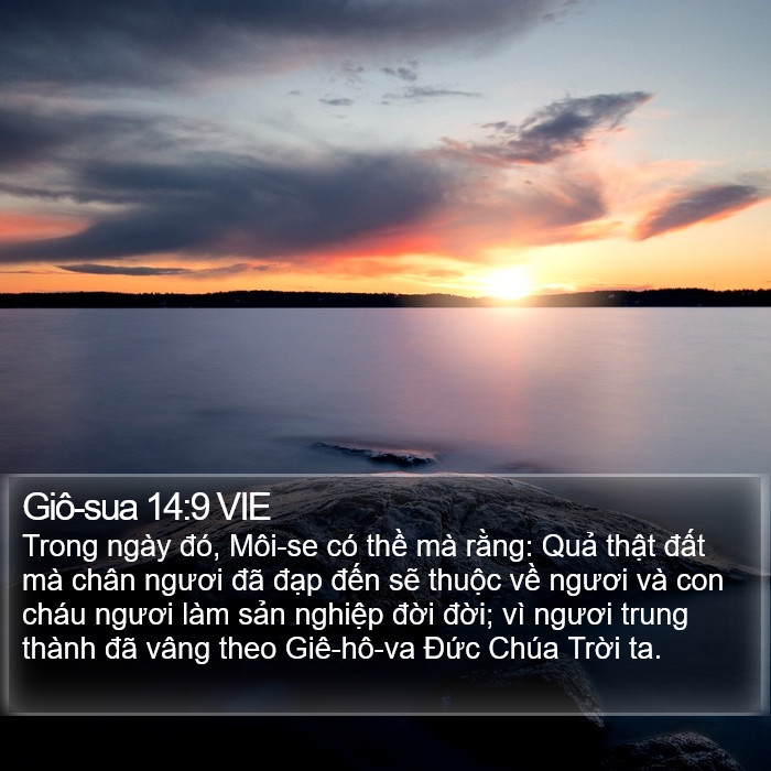 Giô-sua 14:9 VIE Bible Study