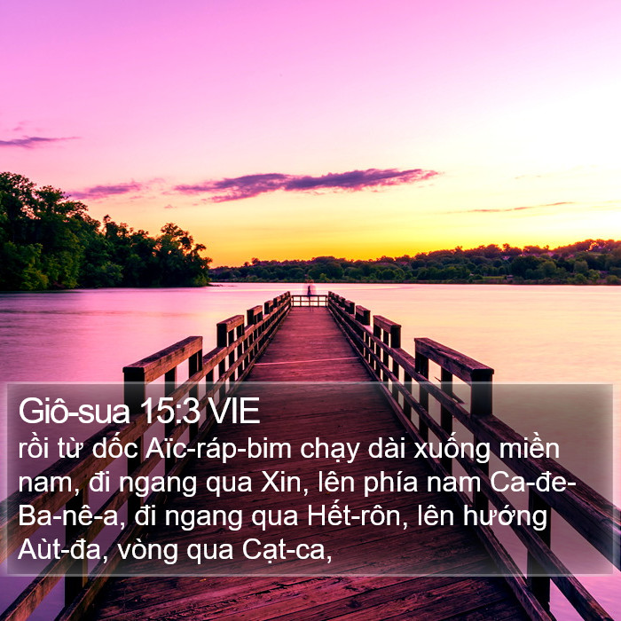 Giô-sua 15:3 VIE Bible Study