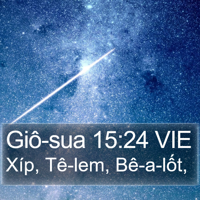 Giô-sua 15:24 VIE Bible Study