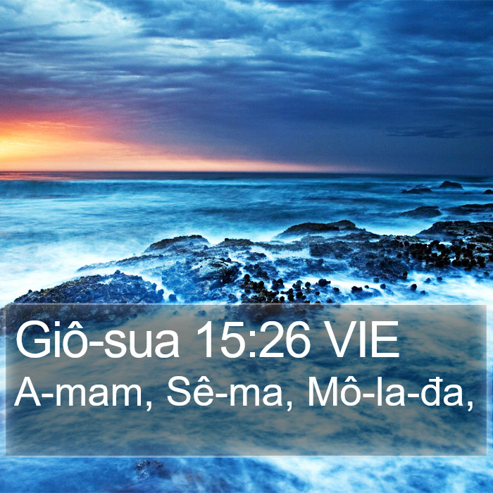 Giô-sua 15:26 VIE Bible Study