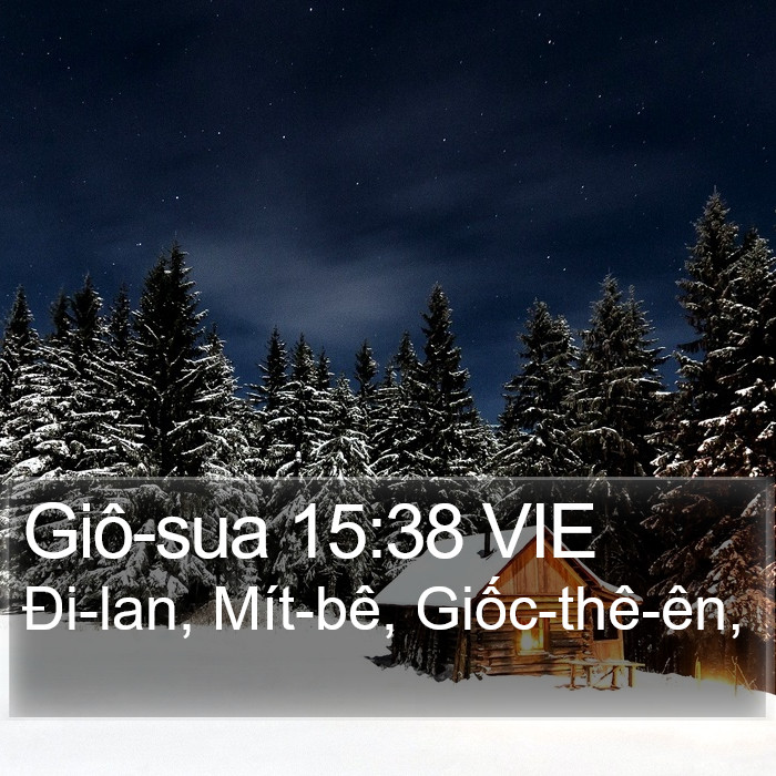Giô-sua 15:38 VIE Bible Study