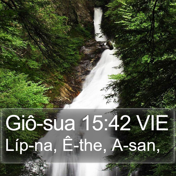 Giô-sua 15:42 VIE Bible Study