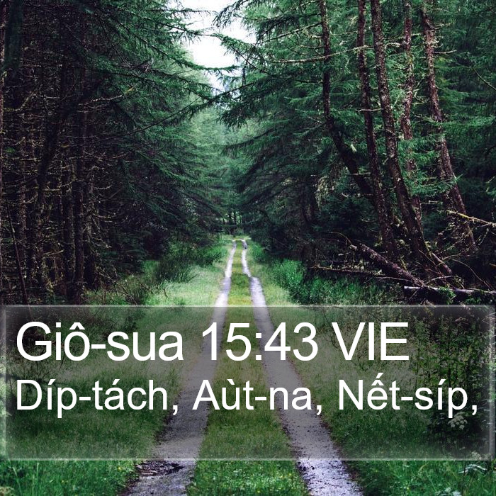 Giô-sua 15:43 VIE Bible Study