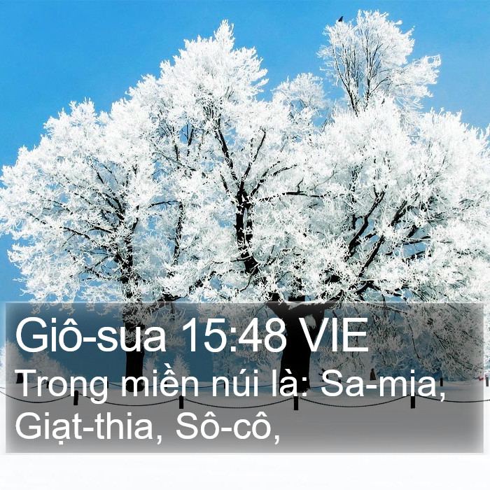 Giô-sua 15:48 VIE Bible Study