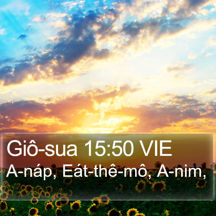 Giô-sua 15:50 VIE Bible Study