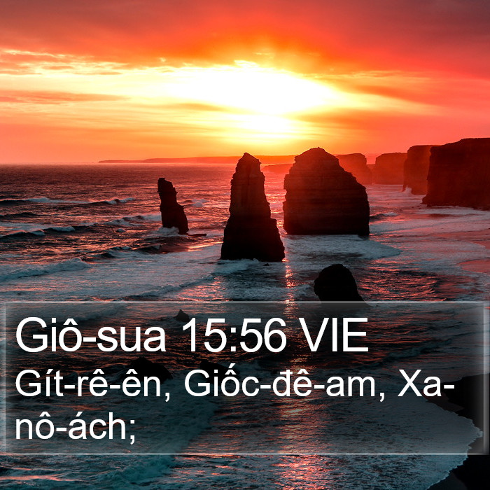 Giô-sua 15:56 VIE Bible Study