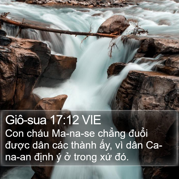 Giô-sua 17:12 VIE Bible Study