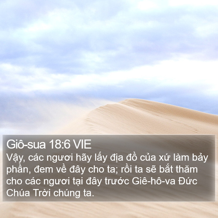 Giô-sua 18:6 VIE Bible Study