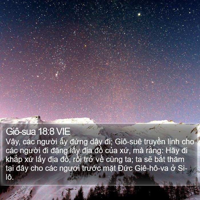 Giô-sua 18:8 VIE Bible Study