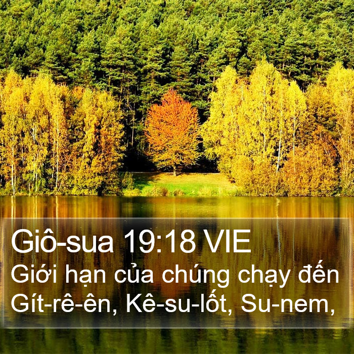 Giô-sua 19:18 VIE Bible Study