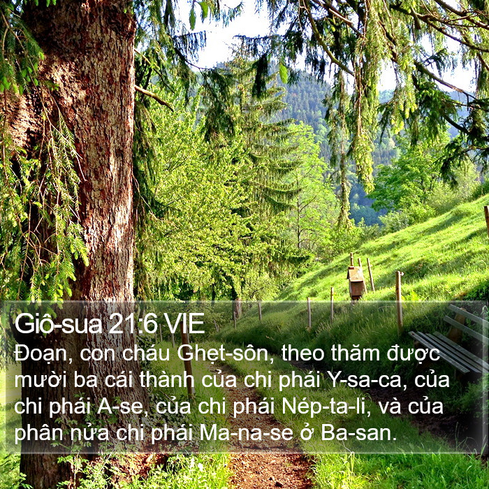 Giô-sua 21:6 VIE Bible Study