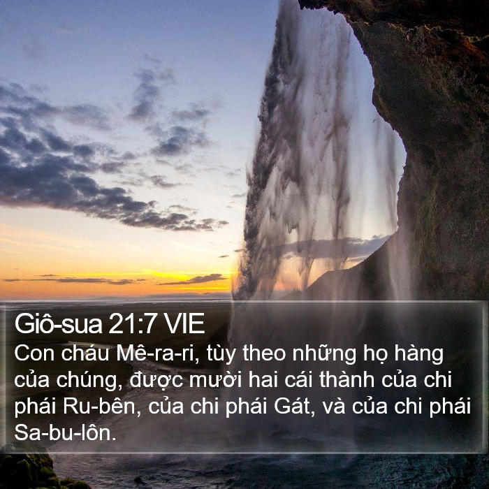 Giô-sua 21:7 VIE Bible Study