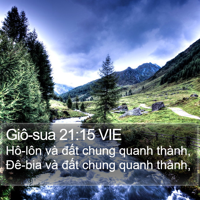 Giô-sua 21:15 VIE Bible Study