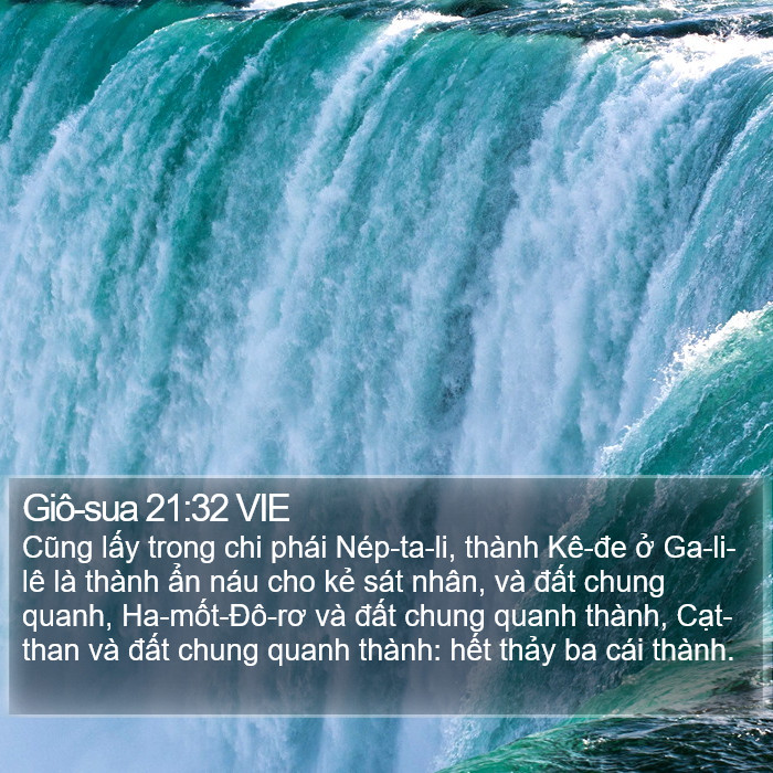 Giô-sua 21:32 VIE Bible Study