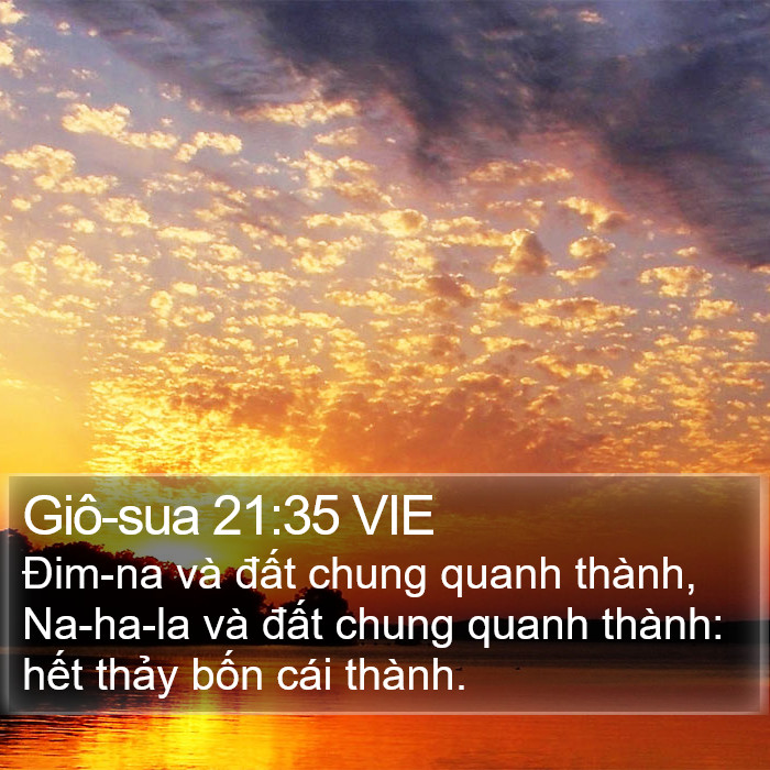 Giô-sua 21:35 VIE Bible Study