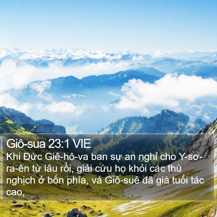 Giô-sua 23:1 VIE Bible Study