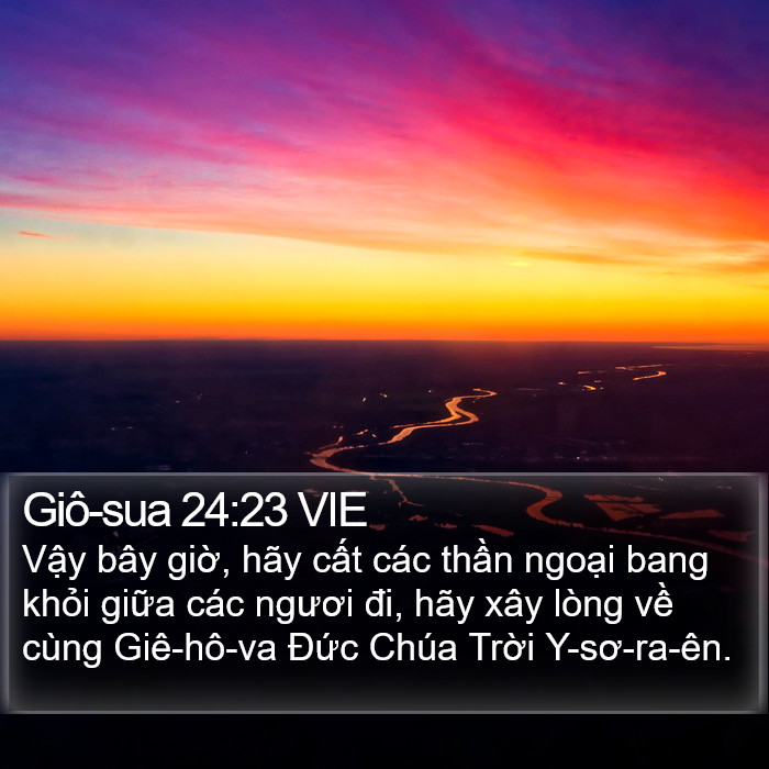 Giô-sua 24:23 VIE Bible Study