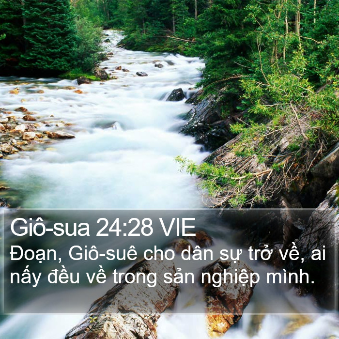 Giô-sua 24:28 VIE Bible Study