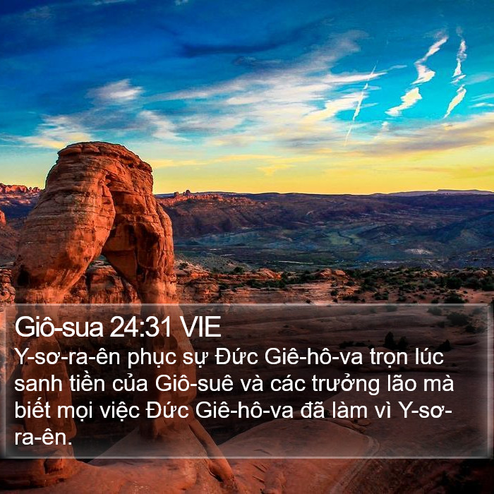 Giô-sua 24:31 VIE Bible Study