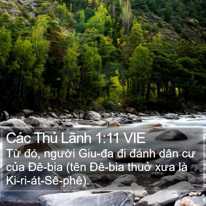 Các Thủ Lãnh 1:11 VIE Bible Study