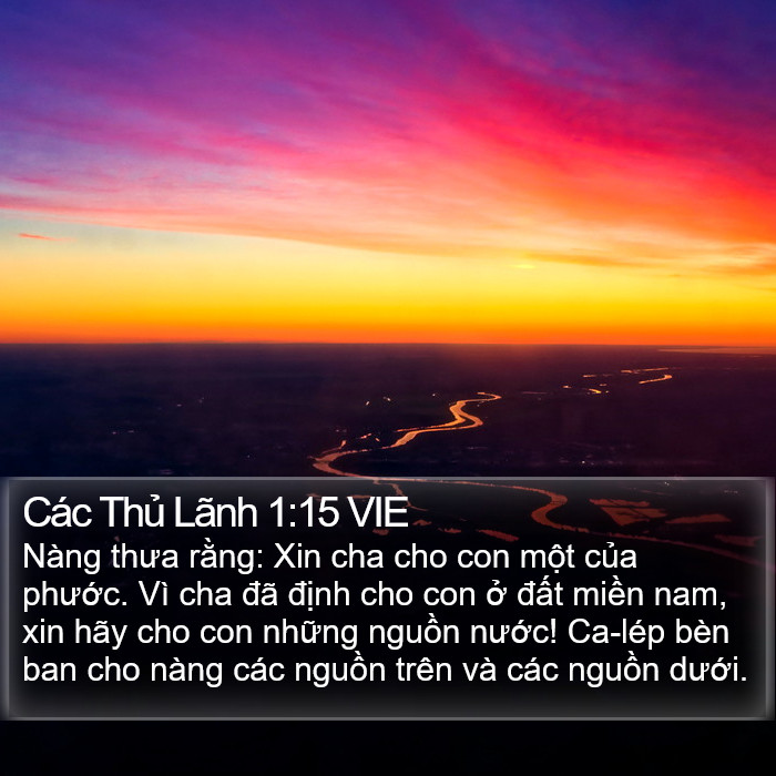 Các Thủ Lãnh 1:15 VIE Bible Study