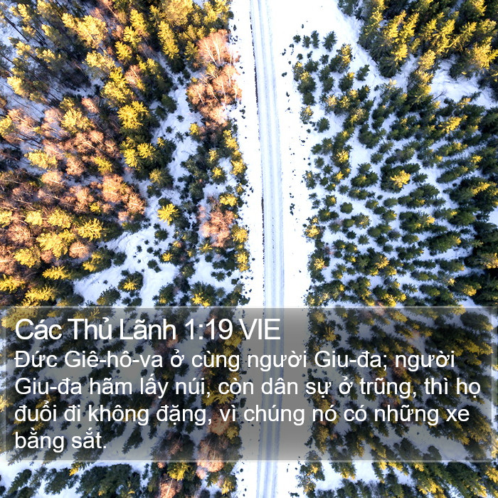 Các Thủ Lãnh 1:19 VIE Bible Study