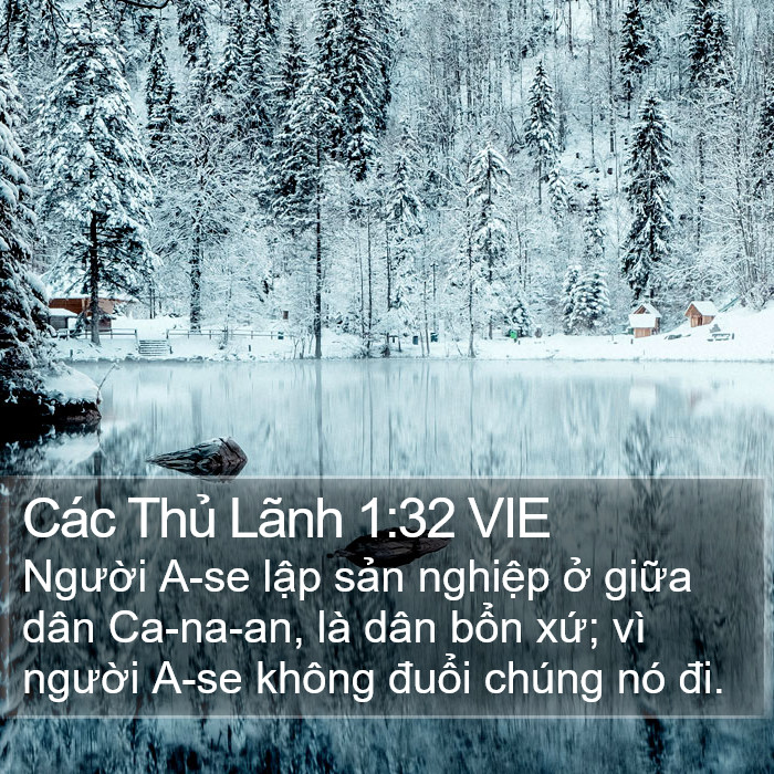 Các Thủ Lãnh 1:32 VIE Bible Study