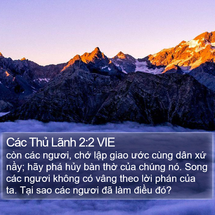 Các Thủ Lãnh 2:2 VIE Bible Study