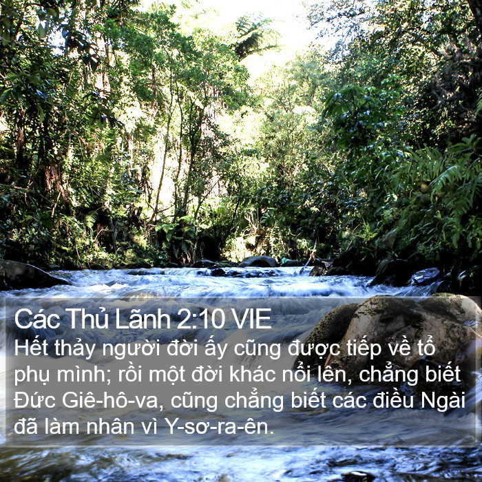 Các Thủ Lãnh 2:10 VIE Bible Study